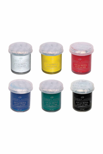 گواش 6 رنگ فابر کاستل مدل بویا