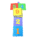 کف پوش اتاق کودک طرح بازی لی لی