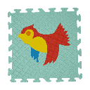 کف پوش اتاق کودک طرح حیوانات