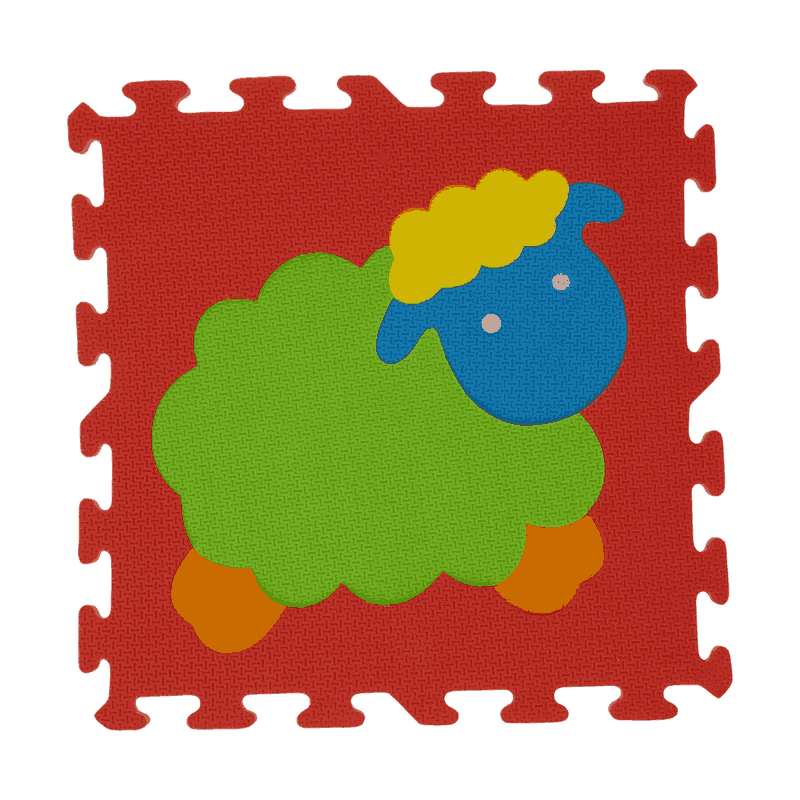 کف پوش اتاق کودک طرح حیوانات