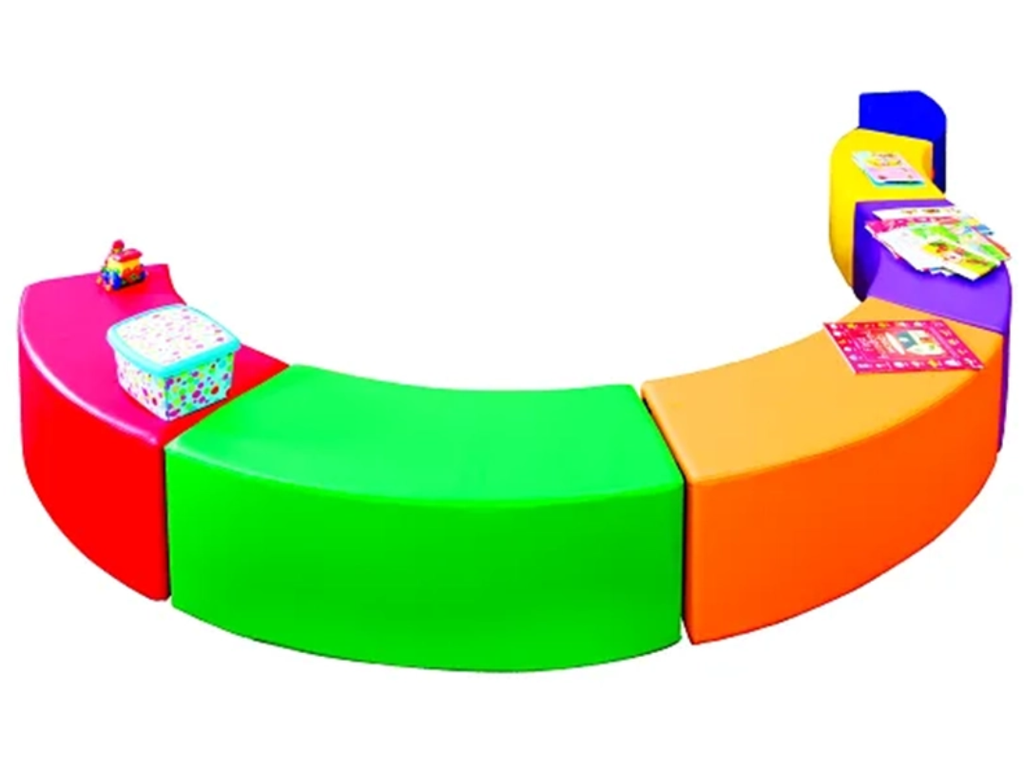 نیمکت فومی کودک مدل ۶ تکه