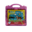 مداد شمعی و پاستل 24 رنگ آریا