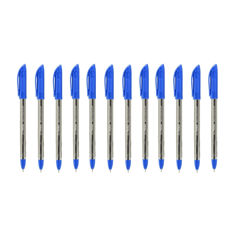 خودکار آبی دکتر پنتر بسته 12 عددی