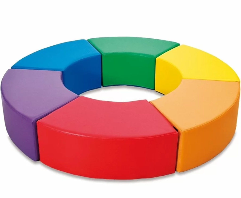 نیمکت فومی کودک مدل ۶ تکه