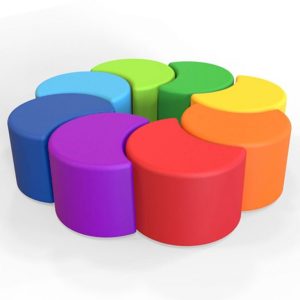 صندلی فومی کودک مدل گل