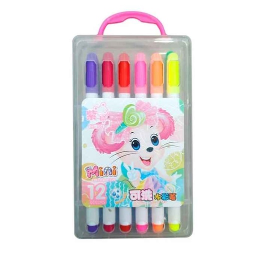 ماژیک رنگ آمیزی 12 رنگ مدل MiNi color pen