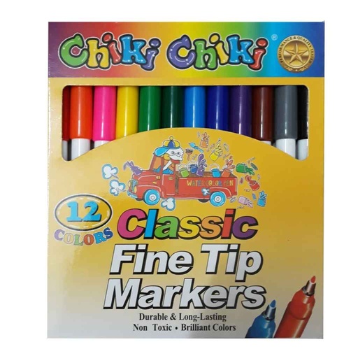 ماژیک 12 رنگ چیکی چیکی