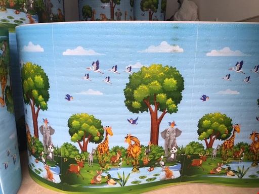 دیوار پوش کودک طرح جنگل