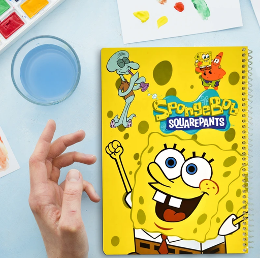 دفتر نقاشی باب اسفنجی 50 برگ کیهان